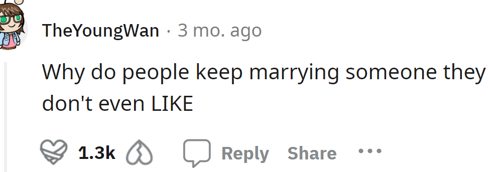 A Reddit user asked an interesting question