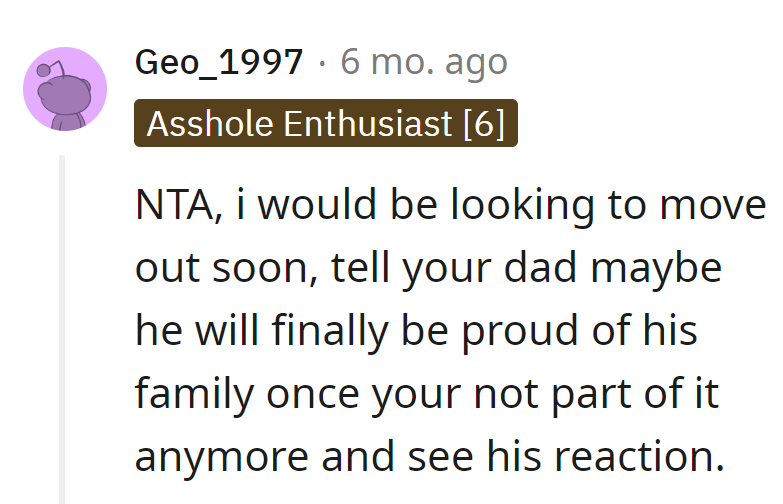 Maybe leaving the nest will turn it into a 