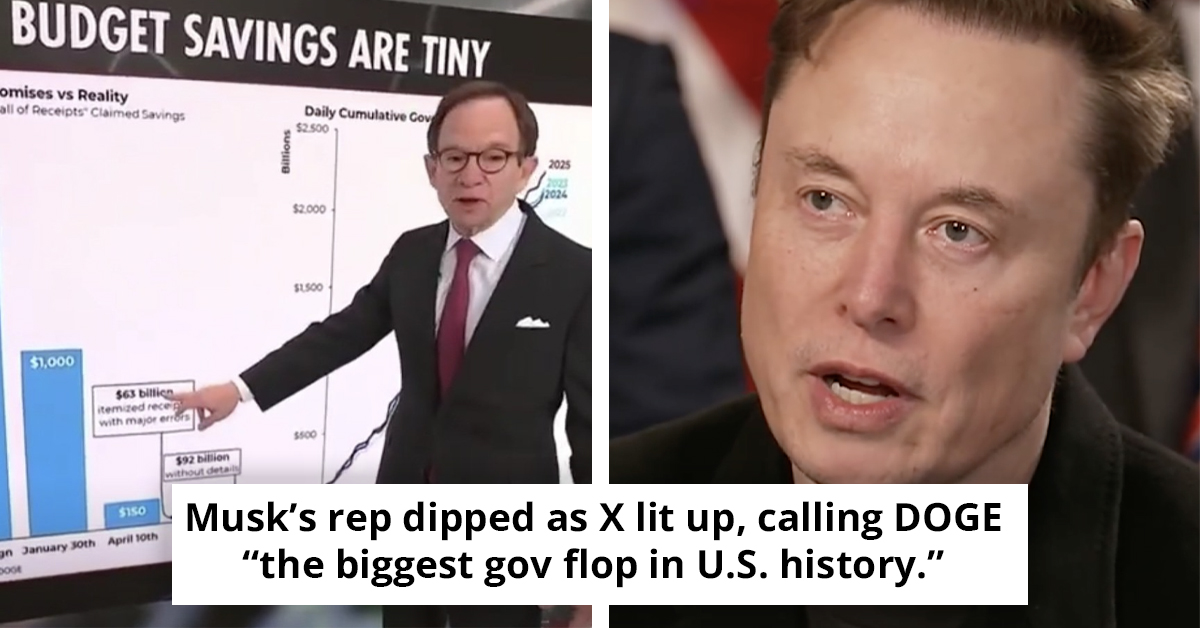 Musk's DOGE Department Criticized As 'Most Significant Government Failure Ever'