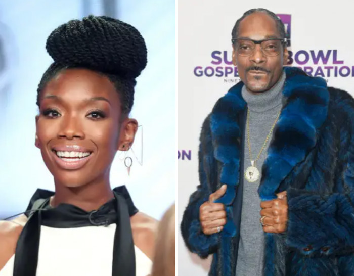 9. Brandy, the singer, is rapper Snoop Dogg's cousin.