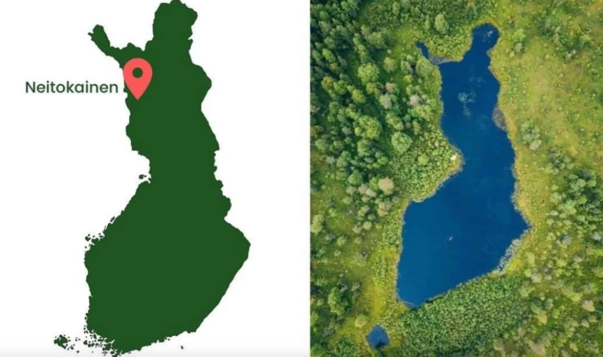 13. “Neitokainen is a body of water in Finland, which is shaped like Finland.”