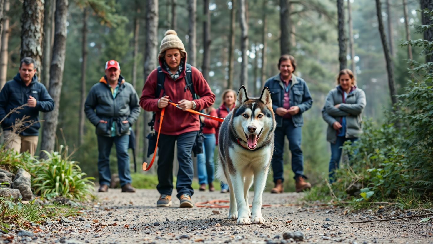 Debating Leash Rules: AITA for Not Letting My Rescue Husky Roam Free on a Shared Hiking Trail?