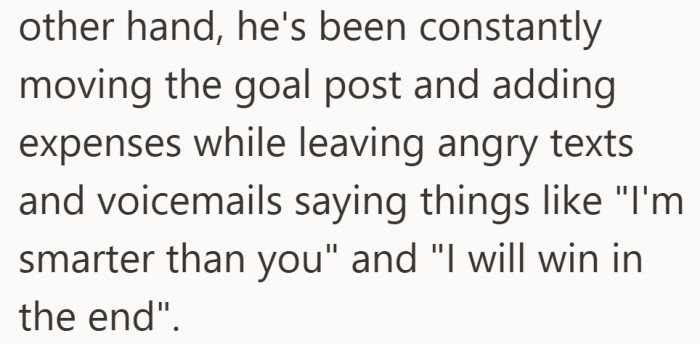 The shifting requests and angry messages make everything feel less straightforward.