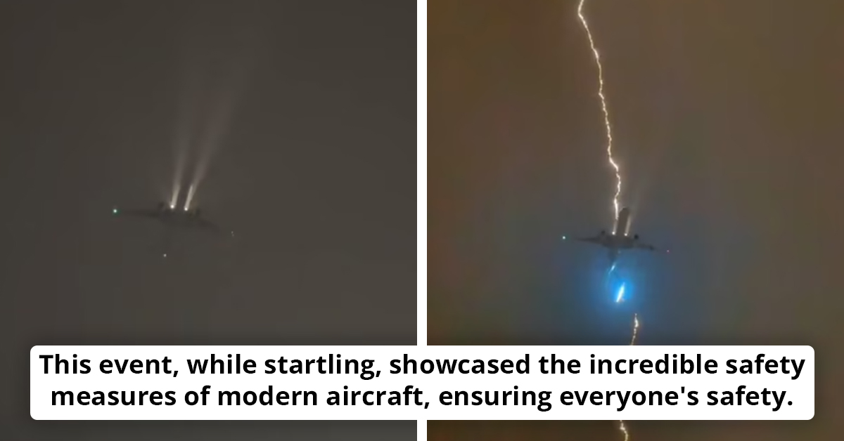 Shocking Encounter: Huge Lightning Strike Hits Boeing 777 With 400 Onboard Just After Departing Canada For London