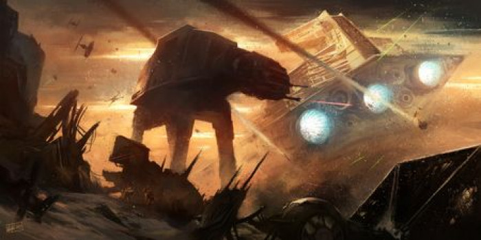 1. What The Battle of Jakku Could Have Looked Like.