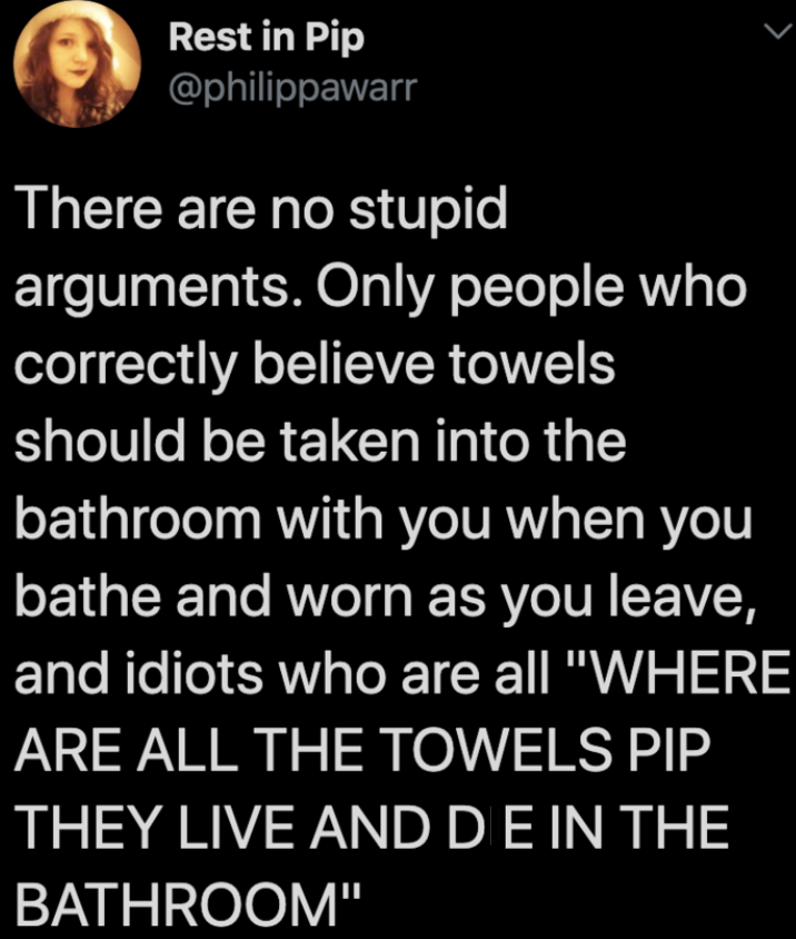 The towels