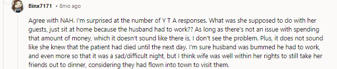 NAH, to me OP made the best of unfortunate circumstances.