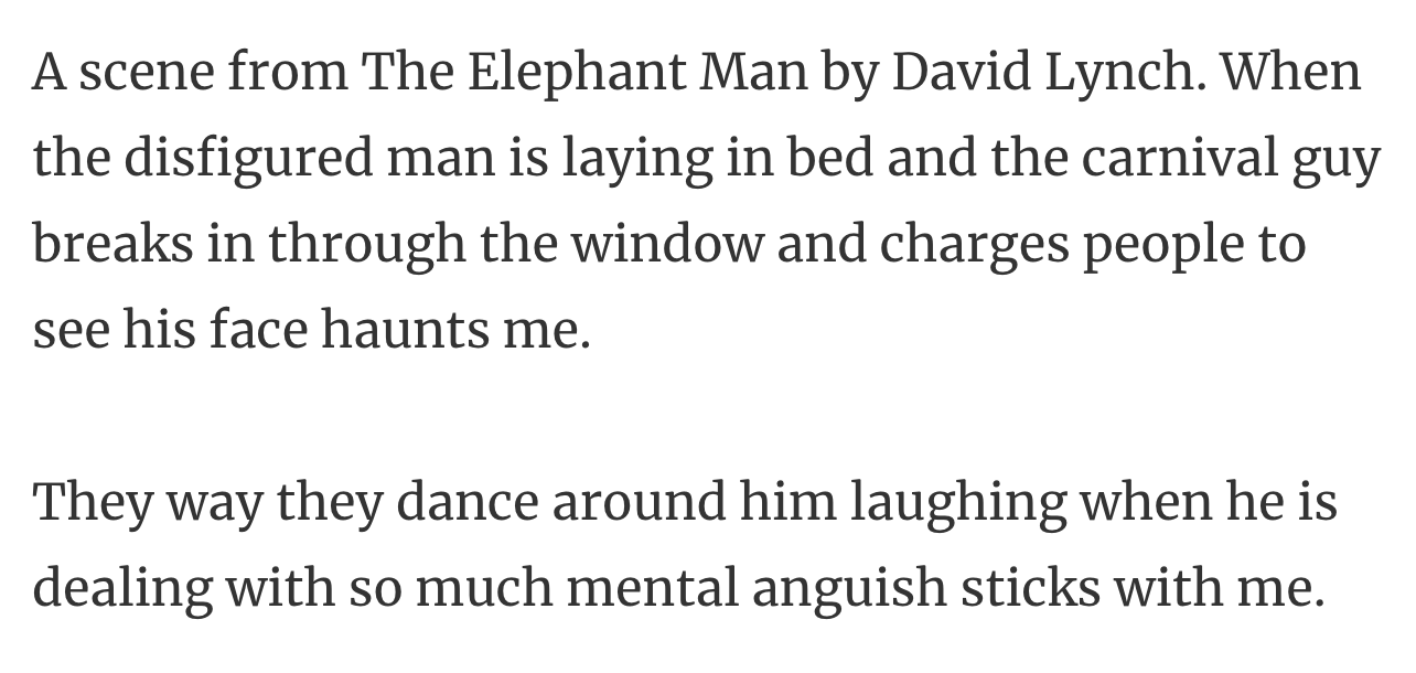 13. The Elephant Man