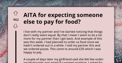 Boyfriend's Great Expectation - His Treat Today, Hers Tomorrow Isn't Working Out When It's Her Turn To Pay