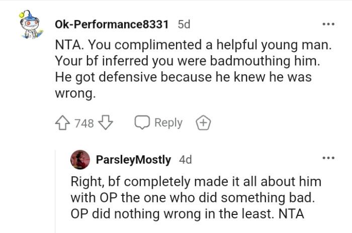 He got defensive because he knew he was wrong