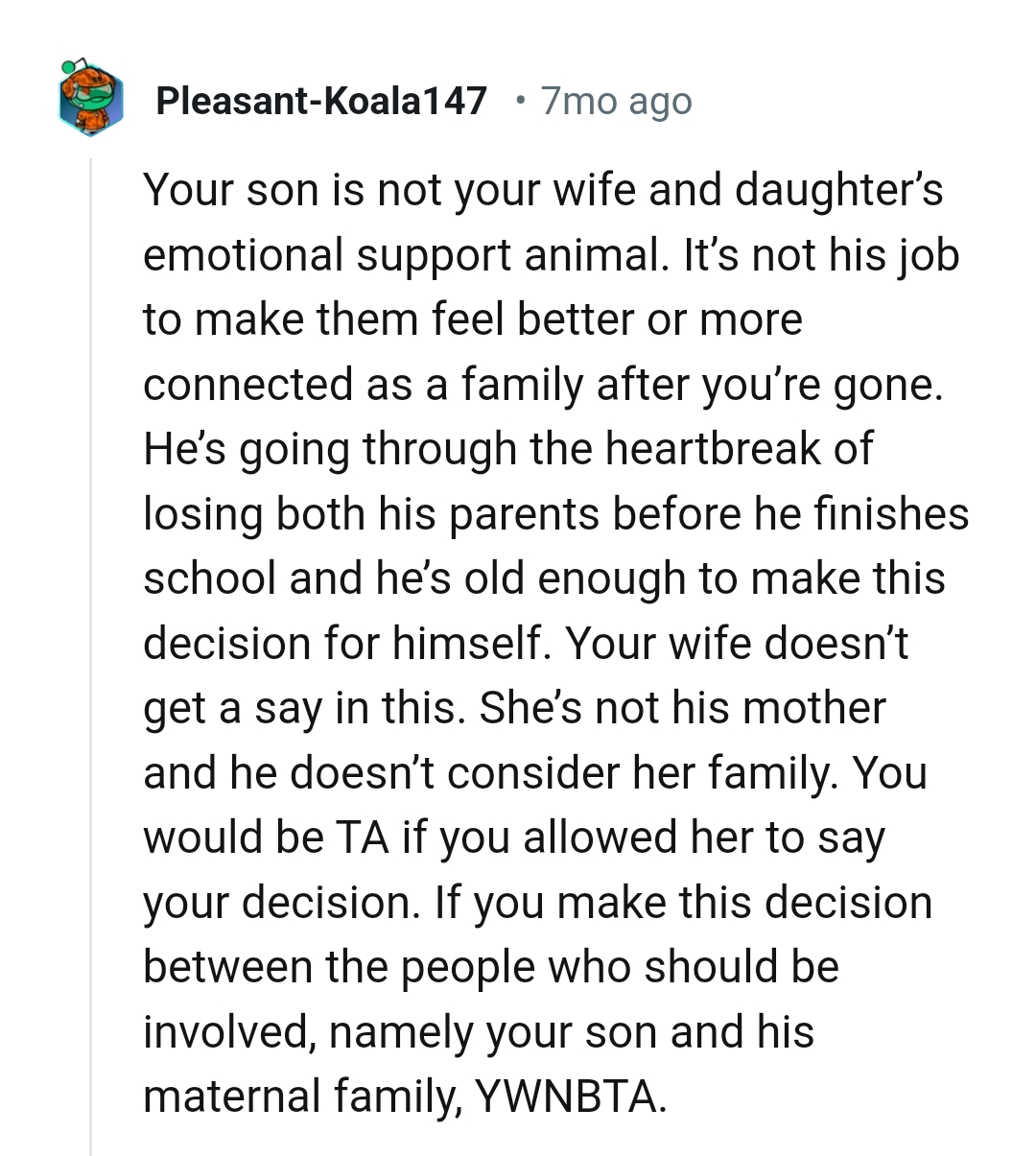 He doesn't have that job