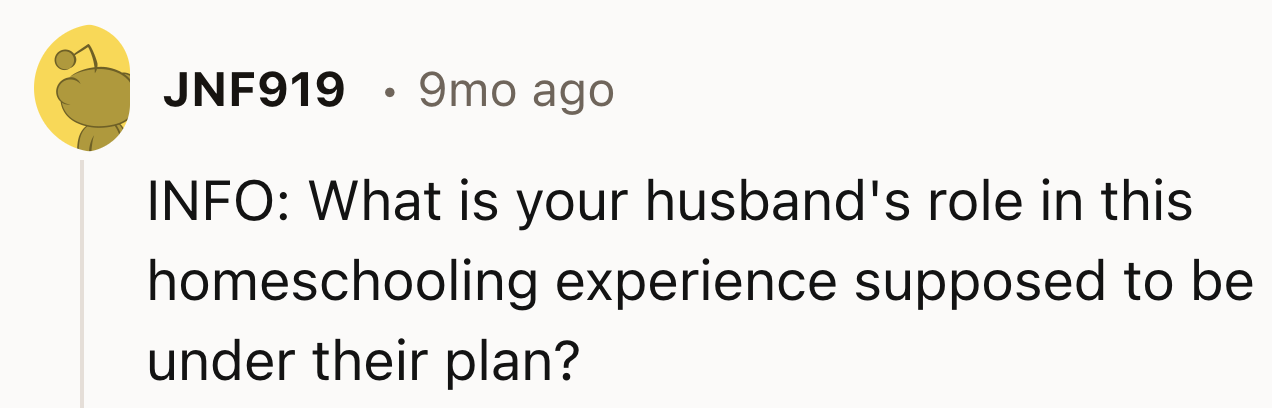 Husband's Role In Homeschooling