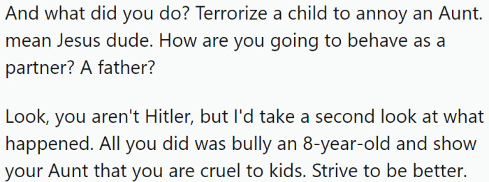 OP should strive to be better