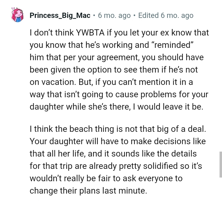 Changing their plans last minute