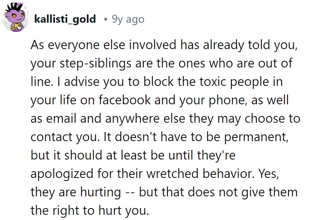 Block, mute, delete—consider it a digital detox from the drama! No apologies, no access, simple as that.
