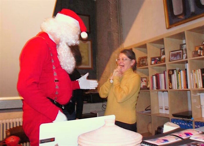 34. This mom realized Santa was actually her son, whom she hadn't seen in over a year!