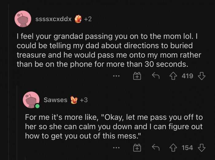 Once you pass the phone, it’s no longer your responsibility.