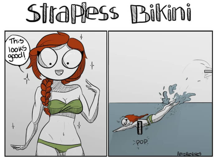 15. Not meant for swimming