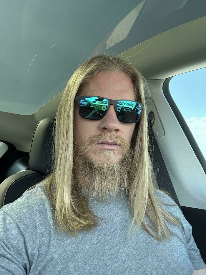 "My Husband Gave Me Permission To Share His Glorious Hair With You All"