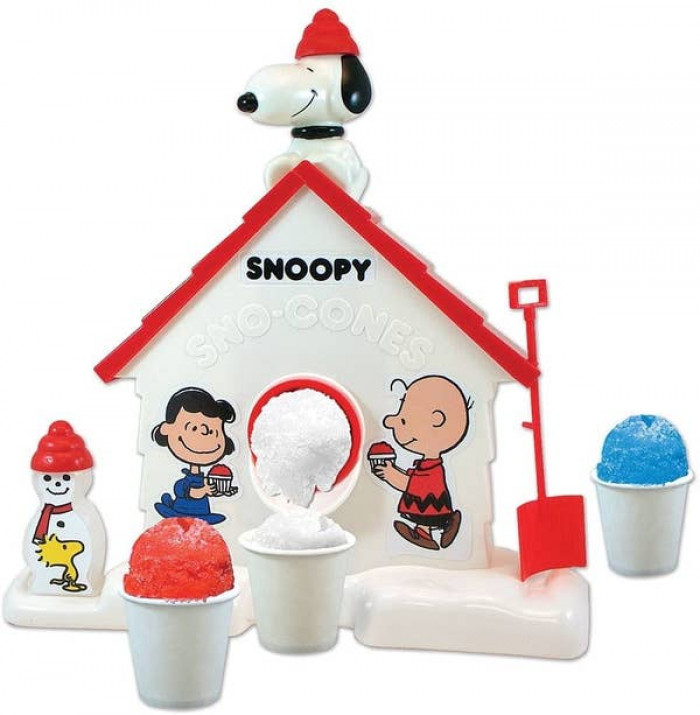 2. The complete letdown you experienced whenever you used the Snoopy Sno Cone Maker to make shaved ice and all you got was a mushy mess: