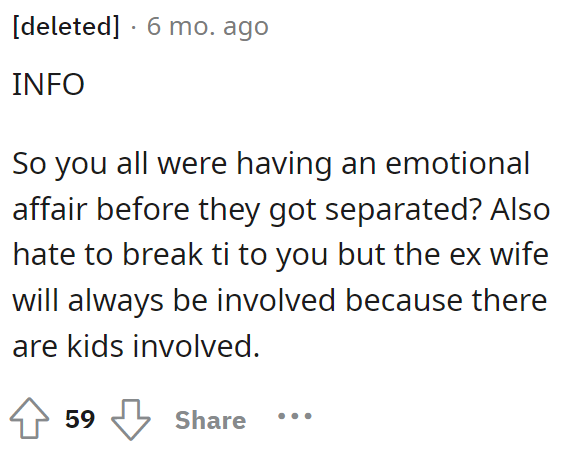 Already, people are looking for more information in the story because there's a lot going on here, honestly.