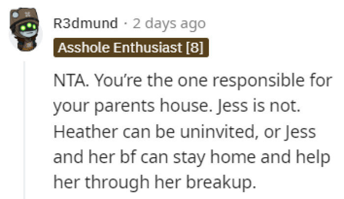 OP's the one in charge