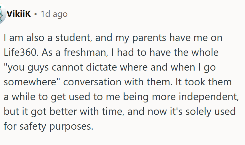 A student says: