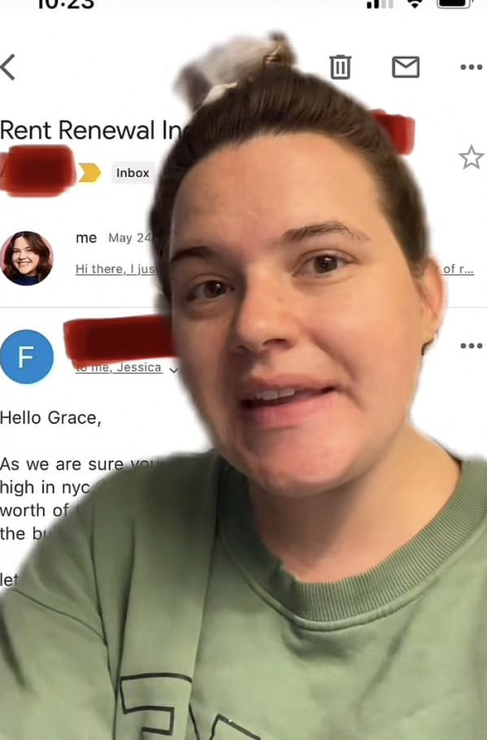 And here is Grace talking about the whole rent increase