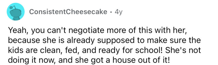 No more negotiation.