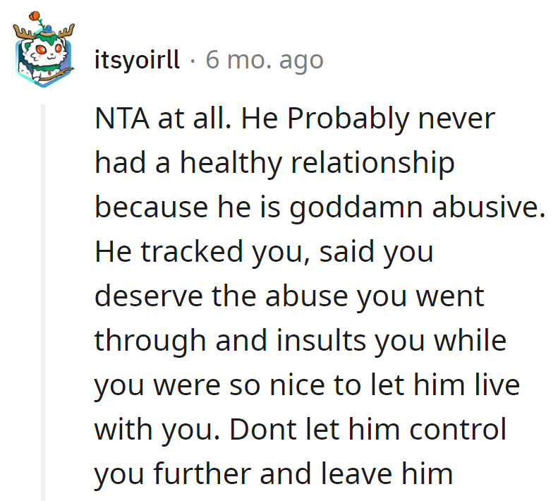 In her life's canvas, evict the Picasso of abuse.
