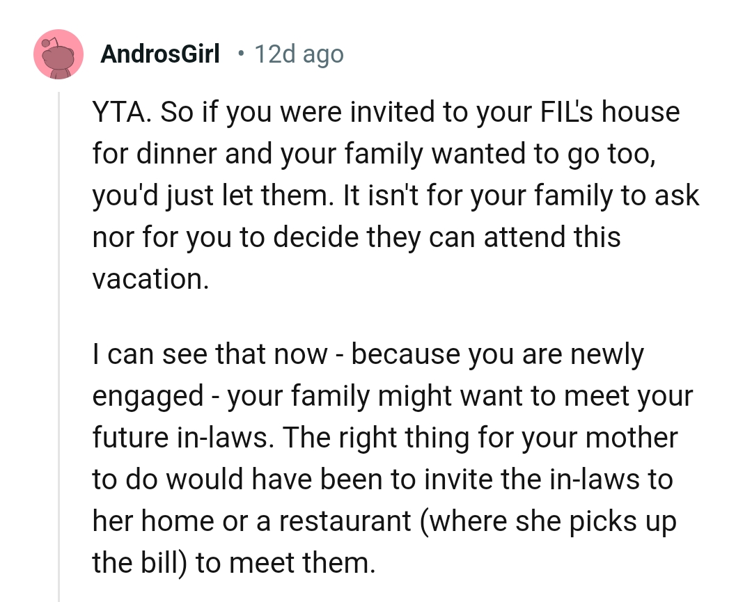 The OP Is Newly Engaged