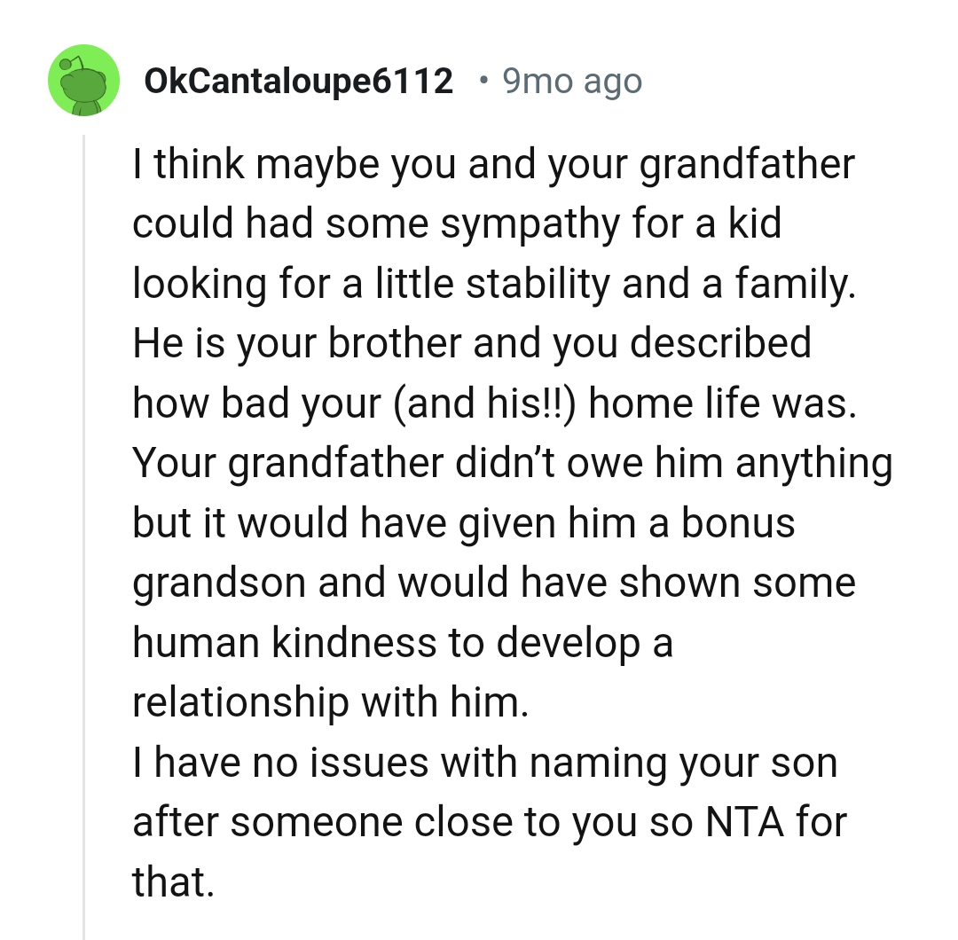 He Is the OP's Brother