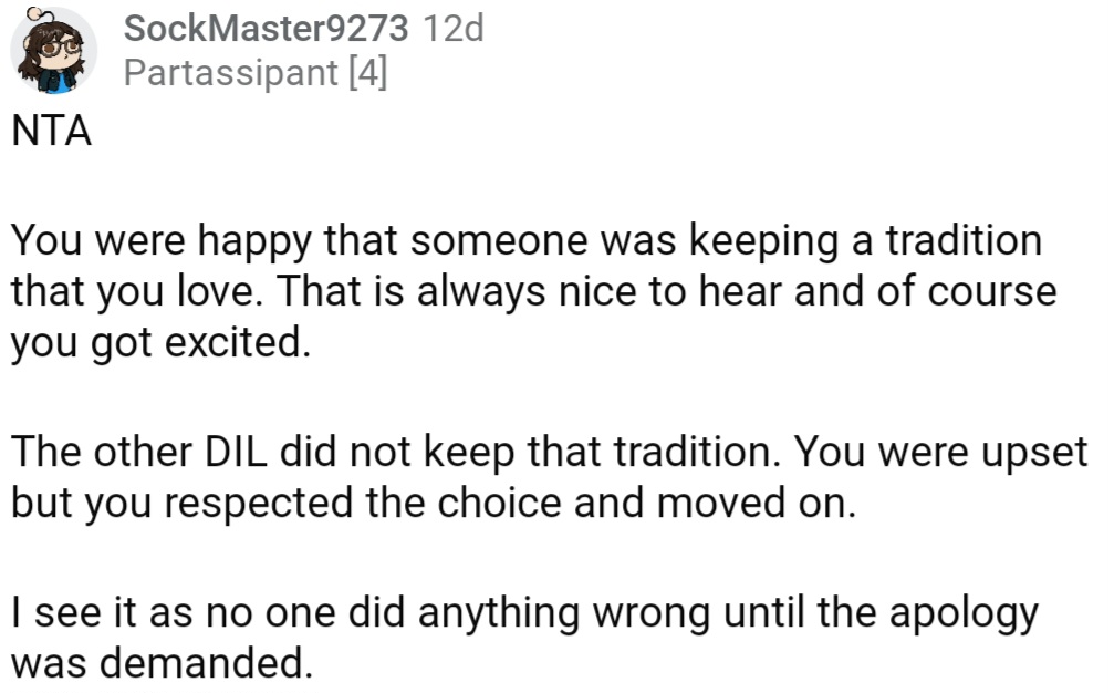“You Were Happy That Someone Was Keeping a Tradition That You Love. That Is Always Nice to Hear, and of Course, You Got Excited.”