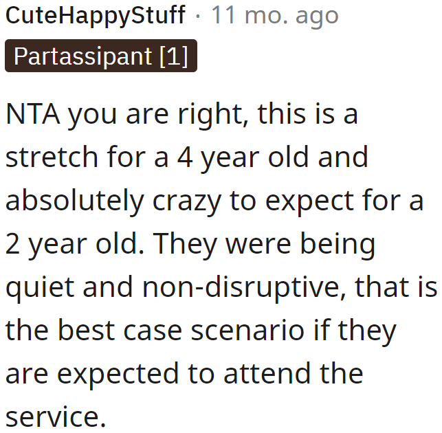 The OP and her sister did what's best. Everyone didn't have to deal with noisy kids because the OP brought toys along.