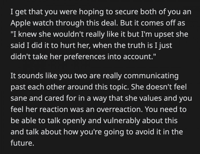 They need to communicate and be vulnerable with each other because it doesn't look like they are getting what they need out of their marriage.