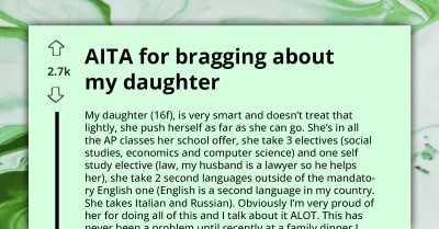 Family Confronts Mom For Constantly Boasting About Daughter’s Success While Ignoring Niece’s Academic Struggles