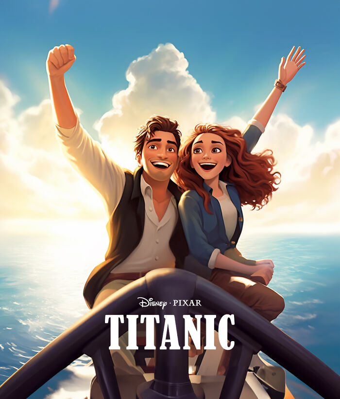 22. Relive Titanic in Pixar Style: An Epic Journey to the Past!