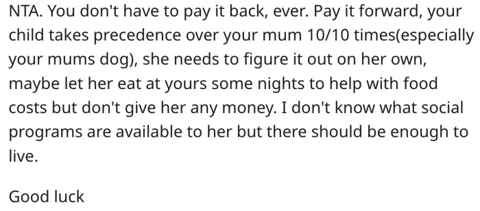 14. Her Child Should Be Her Priority, Not Her Mom.