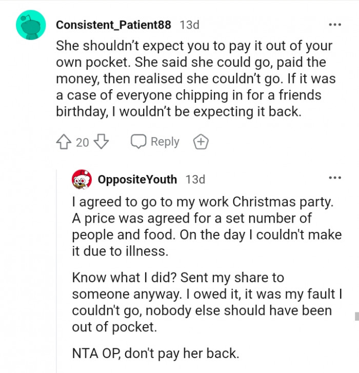 A price was agreed for a set number of people