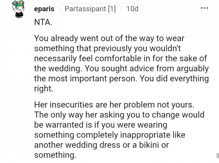 14. Her insecurities are her problem not yours