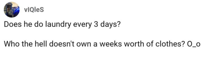 And why only *three* specifically?