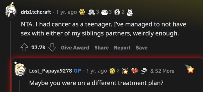 It was the damn medicine that made OP's sister this big of a jerk