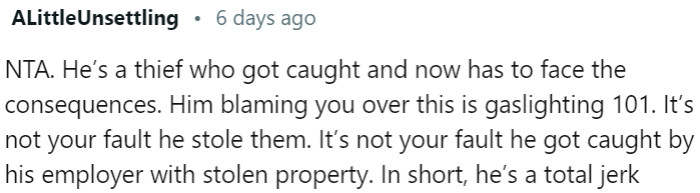 It is important to remember that the theft is not the fault of the victim