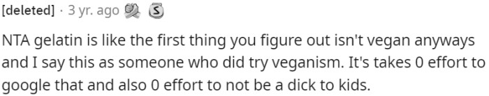 Gelatin - Not vegan, a simple Google search.