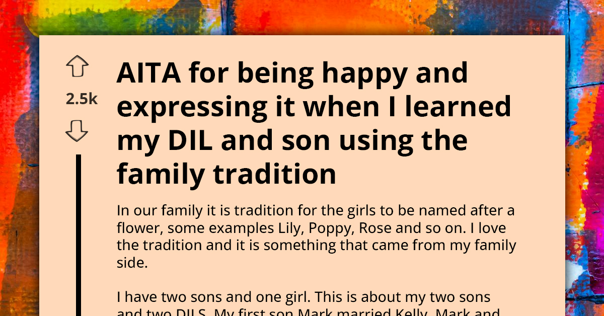 Man Rejects Family Naming Tradition, Lashes Out at Parent for Celebrating Sibling Who Embraces It