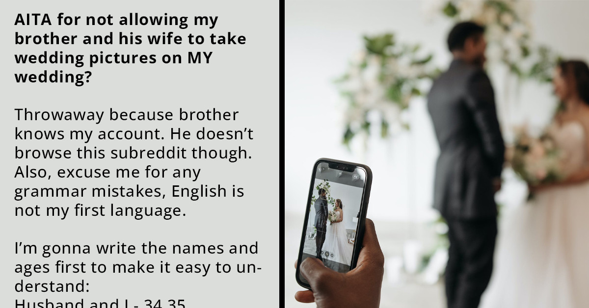 Redditor Kicks Out Her Brother And Sister-In-Law From Her Wedding
