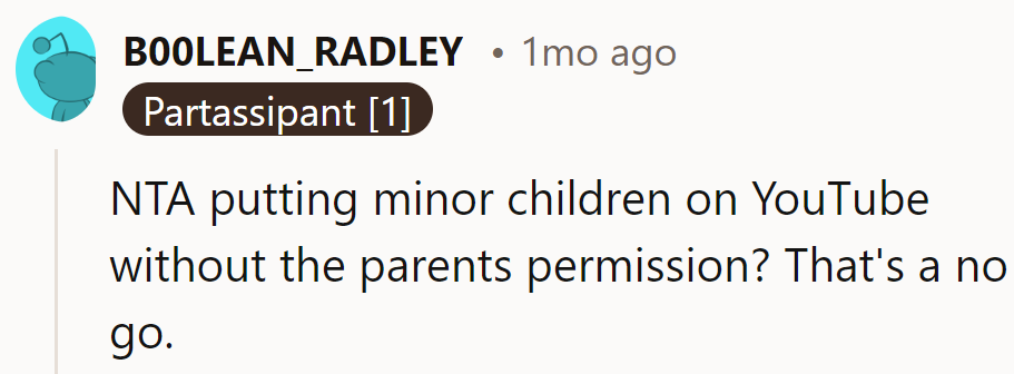 Unapproved child stars on YouTube? A no-go, definitely.