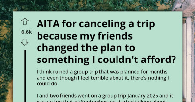 Redditor Share How A Group Trip Came To An End Because They Couldn't Afford It
