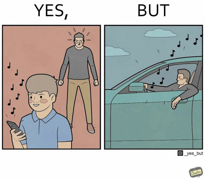 5. For some reason, it's bad when a kid does it.