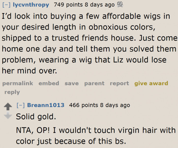 How a Redditor would handle the bridezilla: